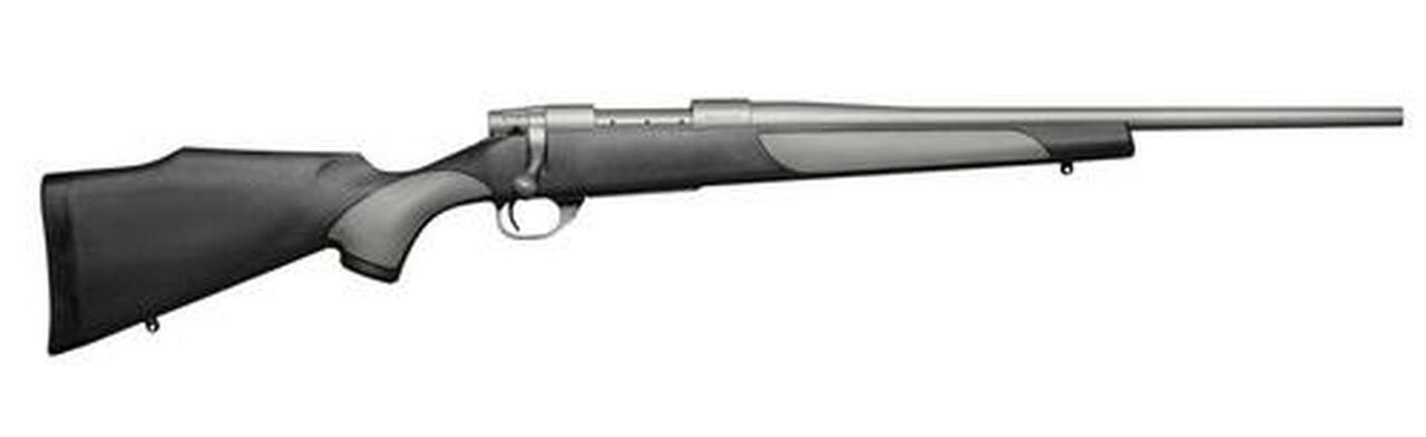 Weatherby Vanguard Weatherguard Carbine, .223 Rem, 20″, Tactical Grey, Griptonite Stock