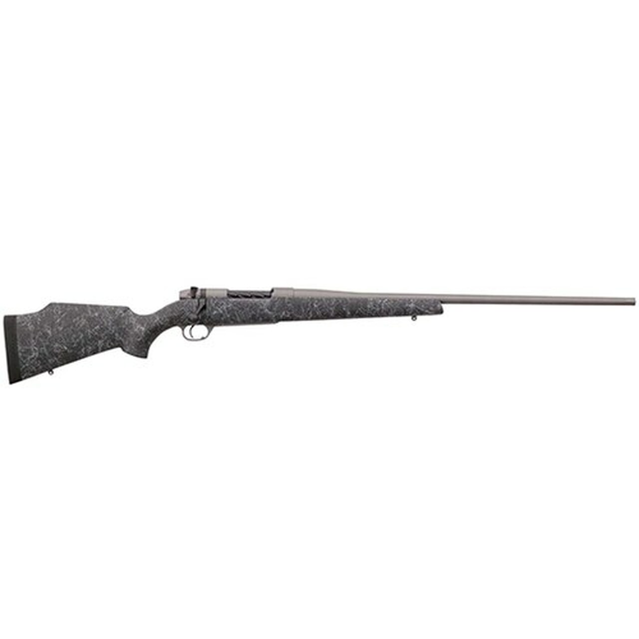 Weatherby Weatherby, Mark V, Weathermark, 300Weatherby Magnum, 26″ Steel Barrel, Black Grey And Tac Grey, Fiberglass Stock, Right Hand, 3Rd