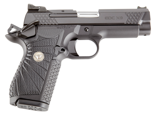 Wilson 1911 EDC X9 9mm, 4″ Barrel, Black, G10 Starburst Grip, 15rd