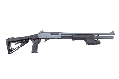 Wilson 870 Tactical 12 Ga, 3″ Chamber 18.4″ Barrel, Black, Includes Surefire Light, 6rd