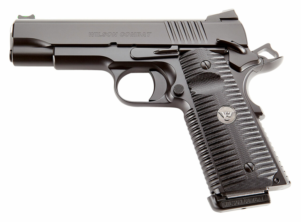 Wilson Combat ACP Commander SAO 9mm 4.25″,, , Black Armor-Tuff, G10, 10 rd