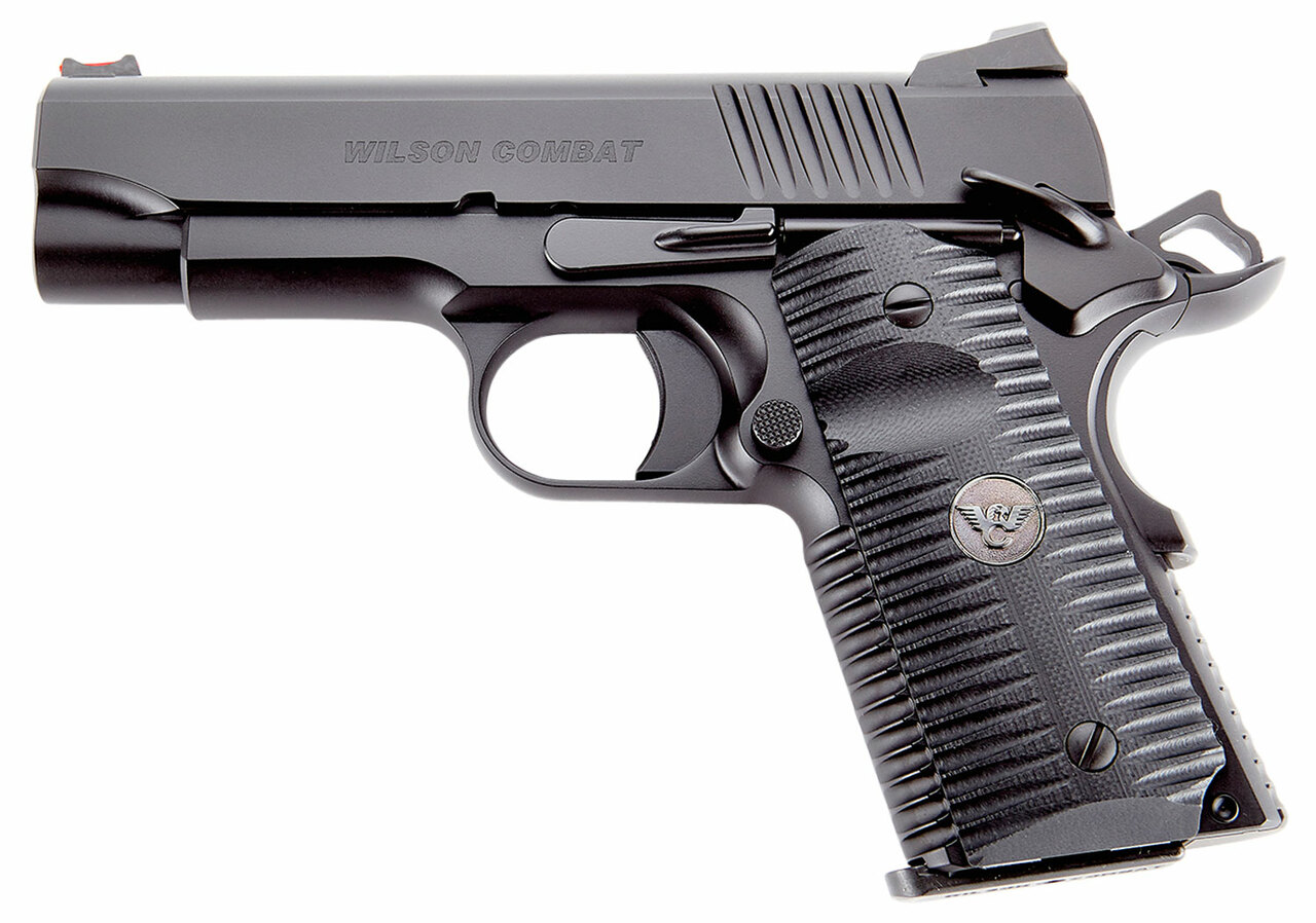 Wilson Combat ACP Compact 9mm, 4in Bbl,, , Black Armor Tuff Finish, 8 rd
