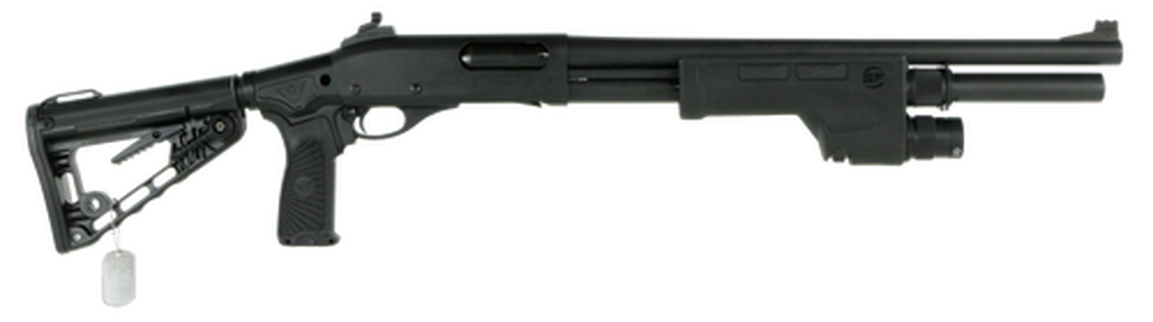 Wilson Combat CQB Pump 12 Ga, 18.5″ Barrel, 3″, Super-Stoc Carbine Collapsible, Black Parkerized Armor-Tuff, 6rd