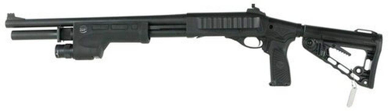 Wilson Combat CQB Pump 12 Ga, 18.5″ Barrel, 3″, Super-Stoc Carbine Collapsible, Black Parkerized Armor-Tuff, 6rd