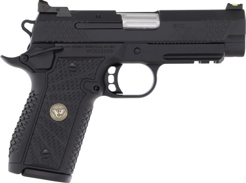 Wilson Combat EDC X9 2.0 9mm, 4″ Barrel, Armor Black, G10 Sunburst Grip, 15rd