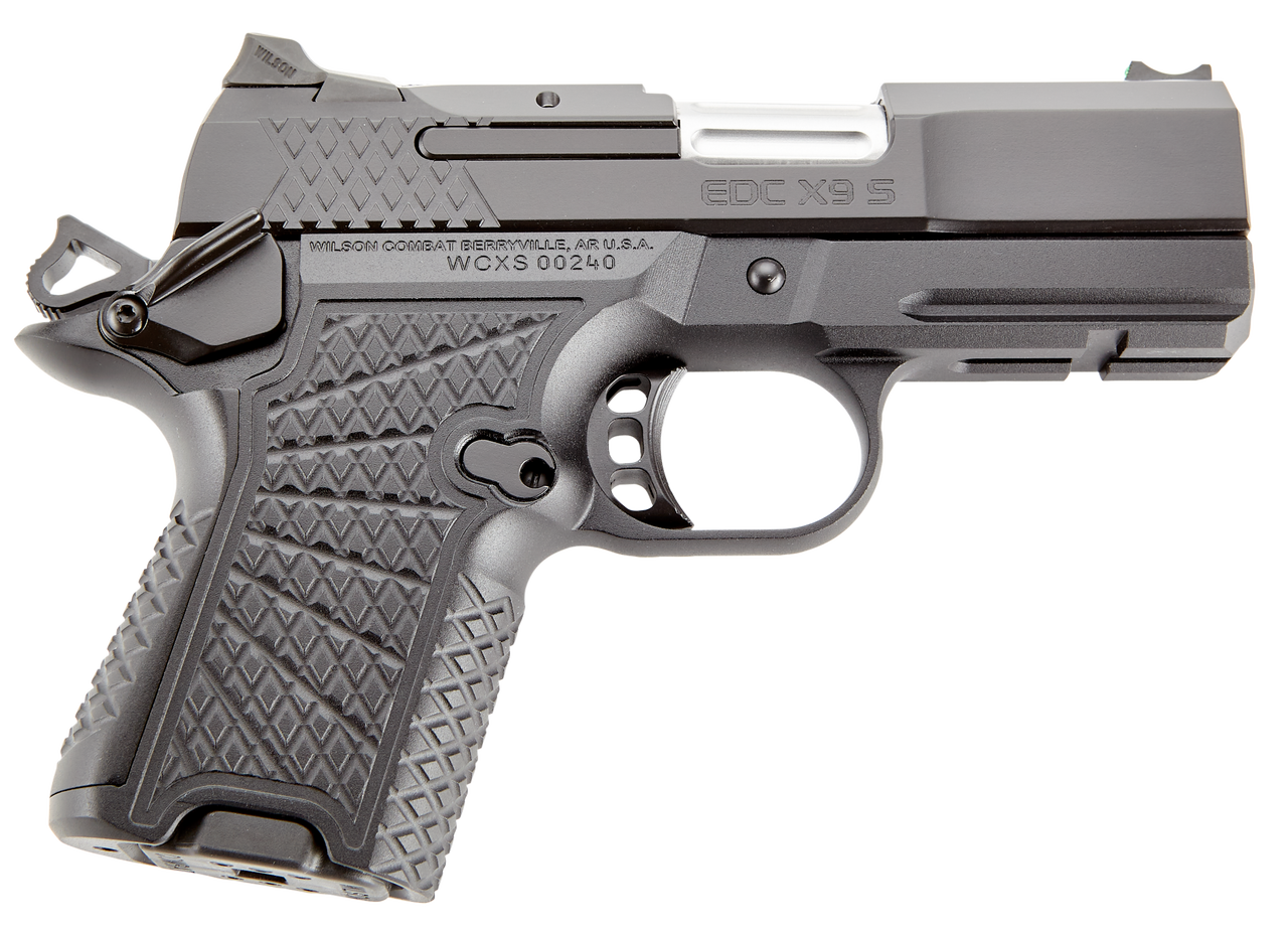 Wilson Combat EDC X9 Subcompact 9mm 3.25″, , Black G10 Grip Ambi Safety, 10 rd, 15 rd