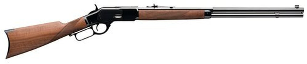 Winchester 1873 Deluxe Sporter, .40-40 Win, 24″ Barrel, Walnut, Blued Finish, 13 Round