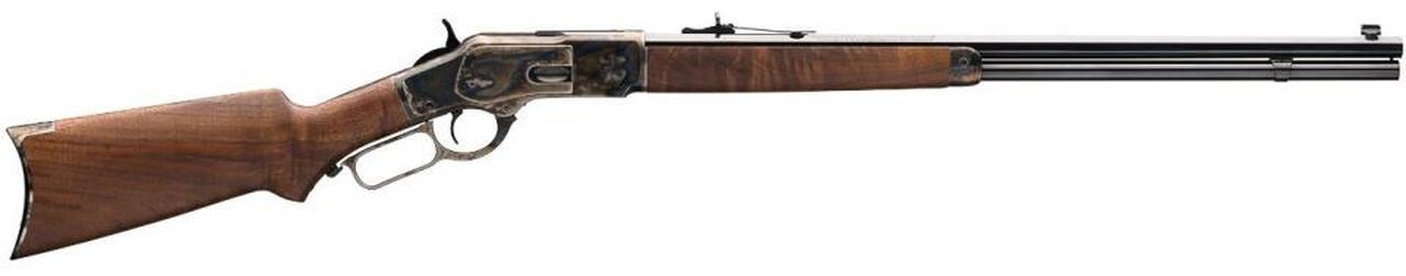 Winchester 1873 Sporter 45 LC 24″ Barrel Color Case Hardened Finish