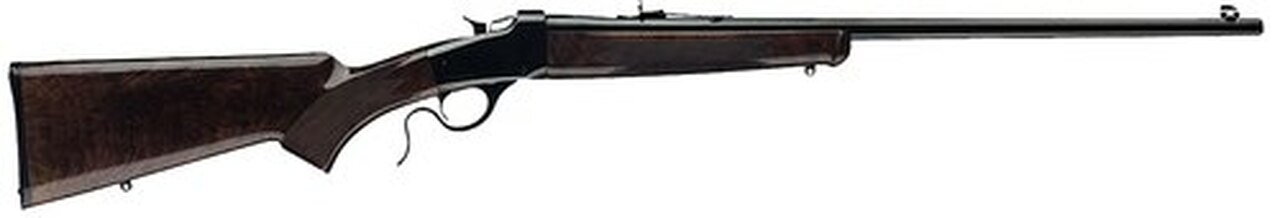 Winchester 1885 Low Wall Hunter, 17 Win Super Mag 24″ Barrel, Walnut Stock