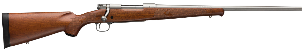Winchester 70 Featherweight 300 Winchester Short Magnum, 24″ Barrel, Grade I Walnut Stock, Stainless Steel, 3rd