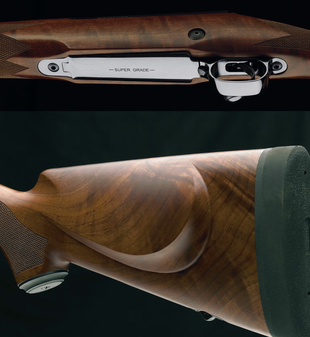 Winchester 70 Super Grade 6.5 Creedmoor, 22″ Barrel, AAA French Walnut, Polished Blued, 5rd