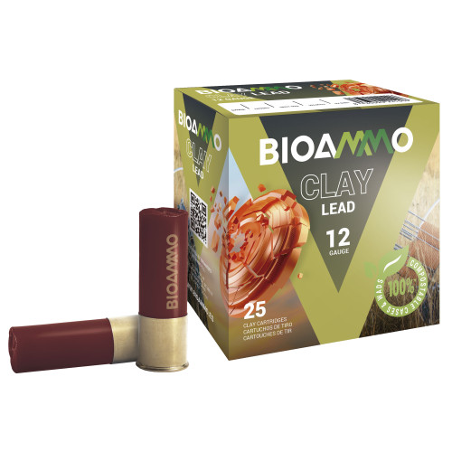 Winchester Bioammo 12 Ga, 2.75″, #8, 1 oz, Target, Lead Shotshell, 25rd Box
