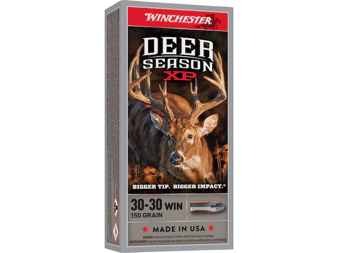Winchester Deer Season XP 30-30 Winchester Ammo 150 Grain Winchester Extreme Point Polymer Tip 200rounds15 – Fast Ship