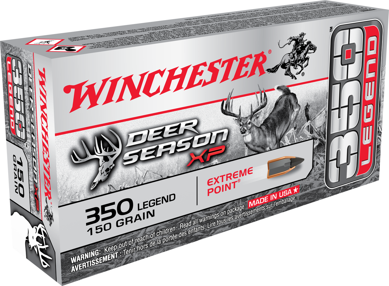 Winchester Deer Season XP, 350 Legend, 150gr, Extreme Point Poly Tip, 20 Round Box
