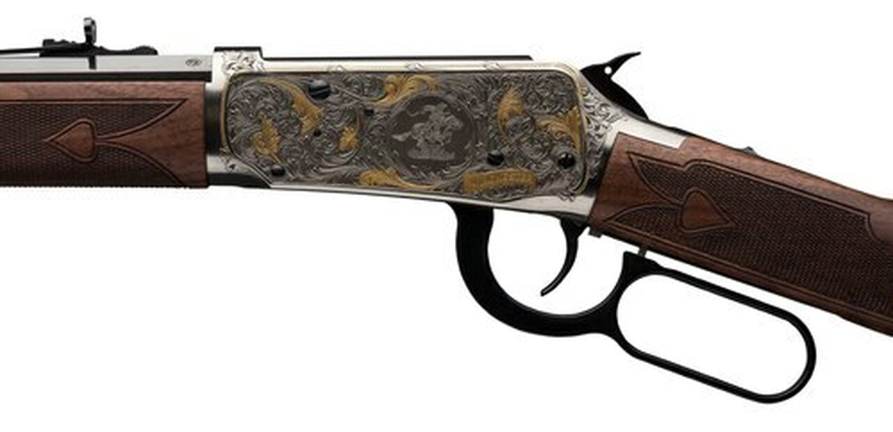 Winchester Model 94 125th Anniversary Custom .30-30 Win, 24″ Barrel, Black Walnut, Coin Finish/Gloss Blued, 8rd