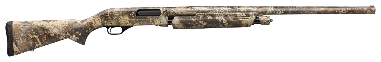 Winchester Repeating Arms, SXP Waterfowl, Pump, 12 Ga 3″, 28″ Barrel, True Timber Prairie Synthetic Stock, Fiber Optic Front Sight, 4Rd