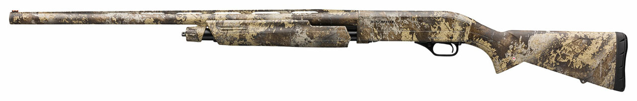 Winchester Repeating Arms, SXP Waterfowl, Pump, 12 Ga 3″, 28″ Barrel, True Timber Prairie Synthetic Stock, Fiber Optic Front Sight, 4Rd