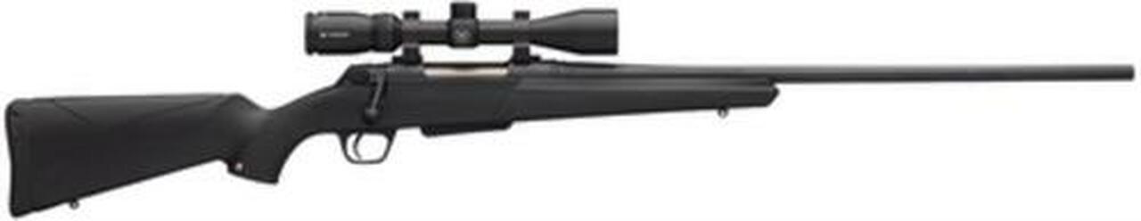 Winchester Repeating Arms, XPR, Bolt Action Rifle, 270 Winchester, Vortex Crossfire II 3-9×40 Included, 24″ Sporter Contour Barrel, Matte Blued, Right Hand, Black Composite Stock, 3 Rounds