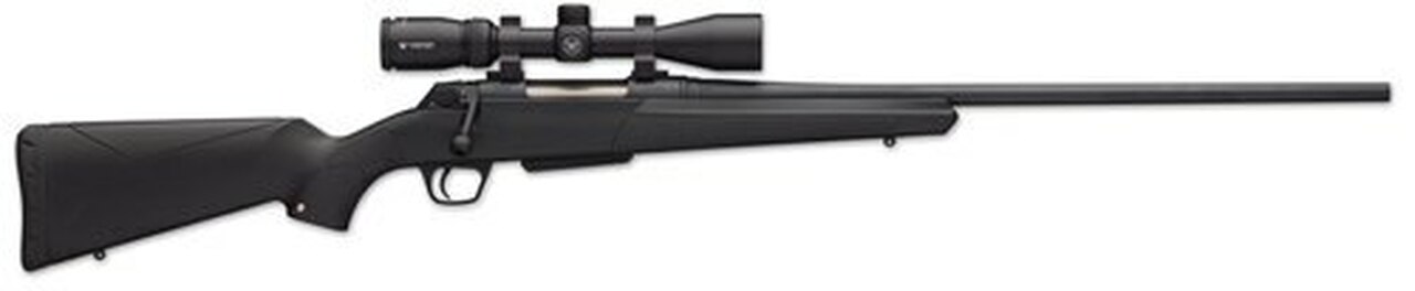 Winchester Repeating Arms, XPR, Bolt Action Rifle, 6.5 Creedmoor, Vortex Crossfire II 3-9×40 Included, 22″ Sporter Contour Barrel, Matte Blued, Right Hand, Black Composite Stock, 3 Rounds