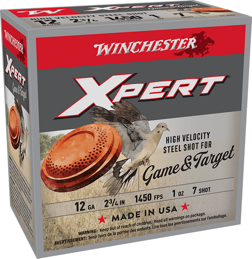Winchester Xpert 12 Ga, 2.75″, 1 oz, 7 Shot, 25rd Box