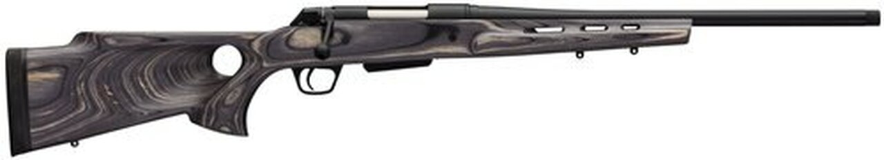Winchester XPR Varmint 6.5 Creedmoor, 24″ Barrel, Laminate Thumbhole Black/Gray Stock, Blued, 3rd