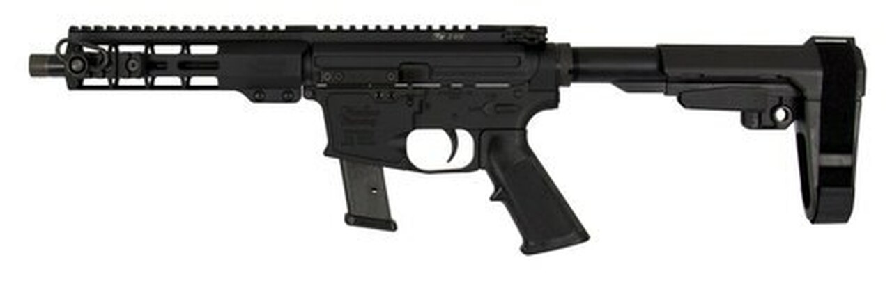Windham RP9 GMC Pistol, 9mm, 9″ Barrel, 17rd, SB Tactical Arm Brace, Black