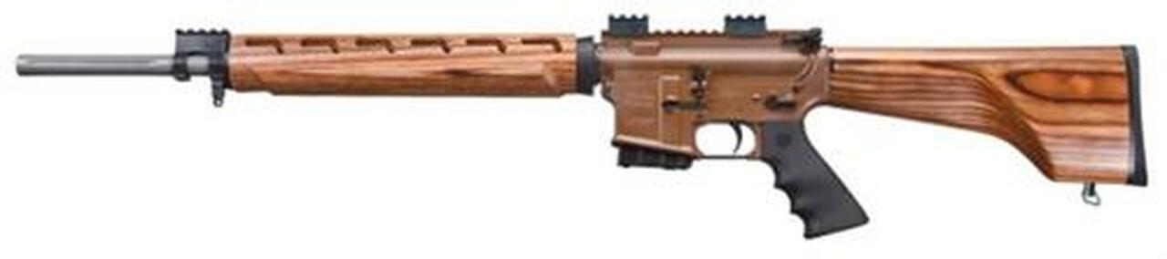 Windham Weaponry .308 Hunter SA 18″ Barrel, Nutmeg Laminate Wood Stock, 5rd