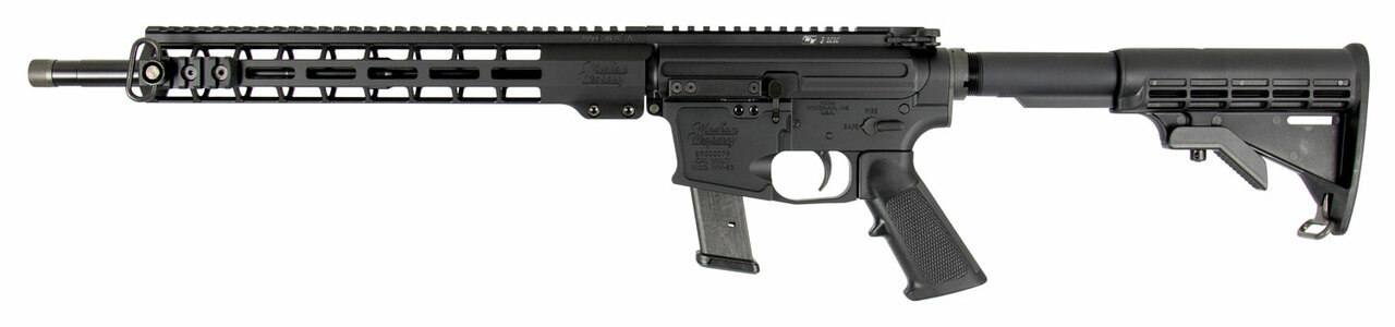 Windham Weaponry 9mm Carbine, 16″ Barrel, 6-Pos Stock, Black, 17rd