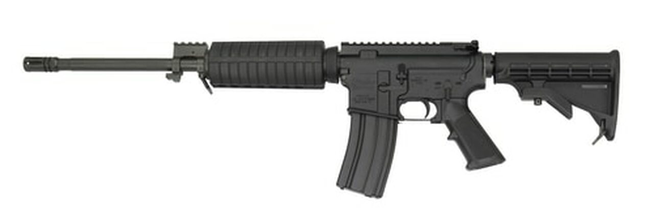 Windham Weaponry R16FTT, 5.56/2.23, 16″, 30rd, 6-Pos Stock, Black