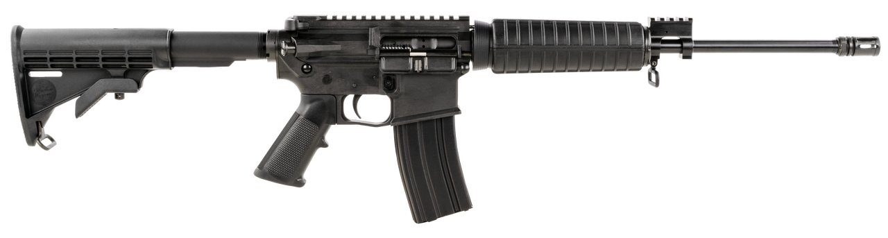 Windham Weaponry R16SLFTT 223 Rem,5.56 NATO 16″, Black Hard Coat Anodized, 6 Position Telescoping Stock, 30 rd
