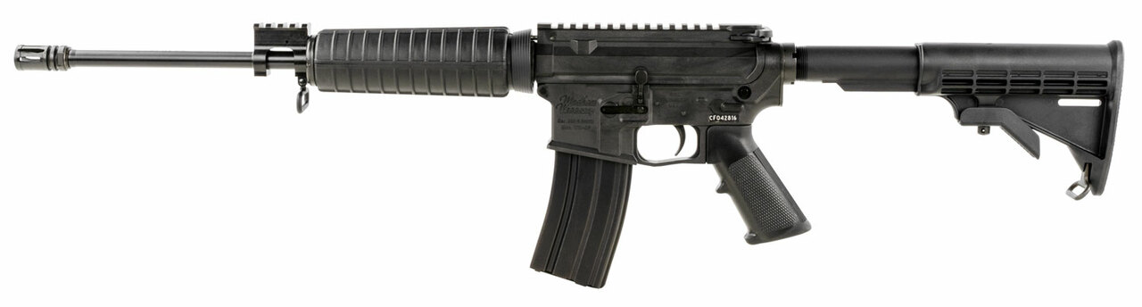 Windham Weaponry R16SLFTT 223 Rem,5.56 NATO 16″, Black Hard Coat Anodized, 6 Position Telescoping Stock, 30 rd
