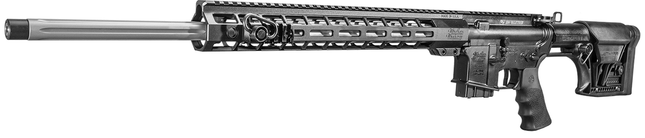 Windham Weaponry R22 AR-15 224 Valkyrie 22″ Barrel SS, Black Fixed Luth-AR Adjustable Checkpiece Stock Black Hardcoat Anodized Receiver, 5rd Mag