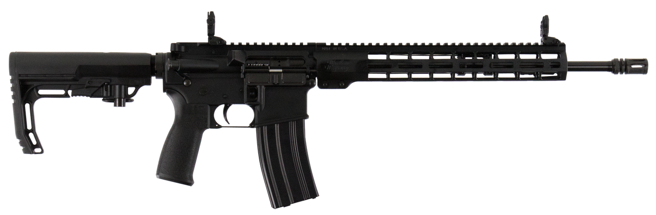 Windham Weaponry Superlight 223 Rem/5.56mm 16″, Black 6 Position MFT Minimalist Stock Black Hardcoat Anodized Receiver, 30rd