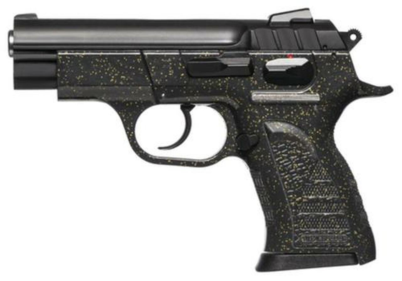 Witness Pavona Pistol By Tanfoglio .380 ACP 3.6″ Blue Barrel Black Polymer Frame with Gold Flecks 13rd