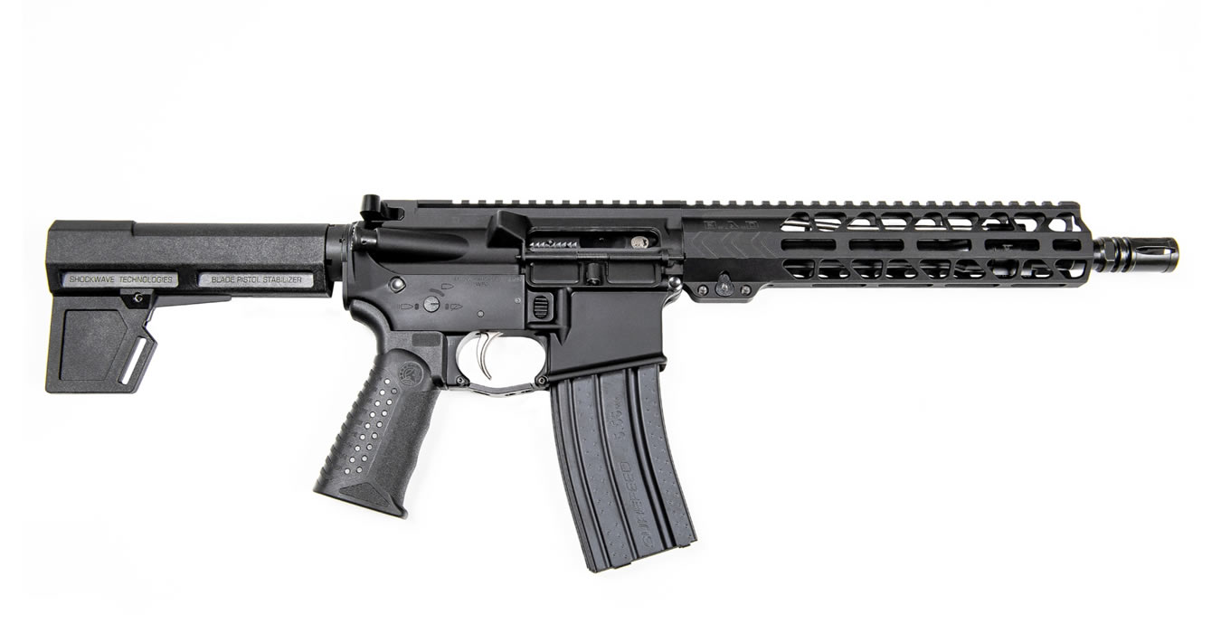 Workhorse Shockwave 2.0 5.56mm AR-15 Pistol with KAK Shockwave Blade