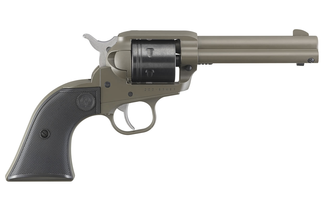 Wrangler 22LR Rimfire Revolver with OD Green Cerakote Finish