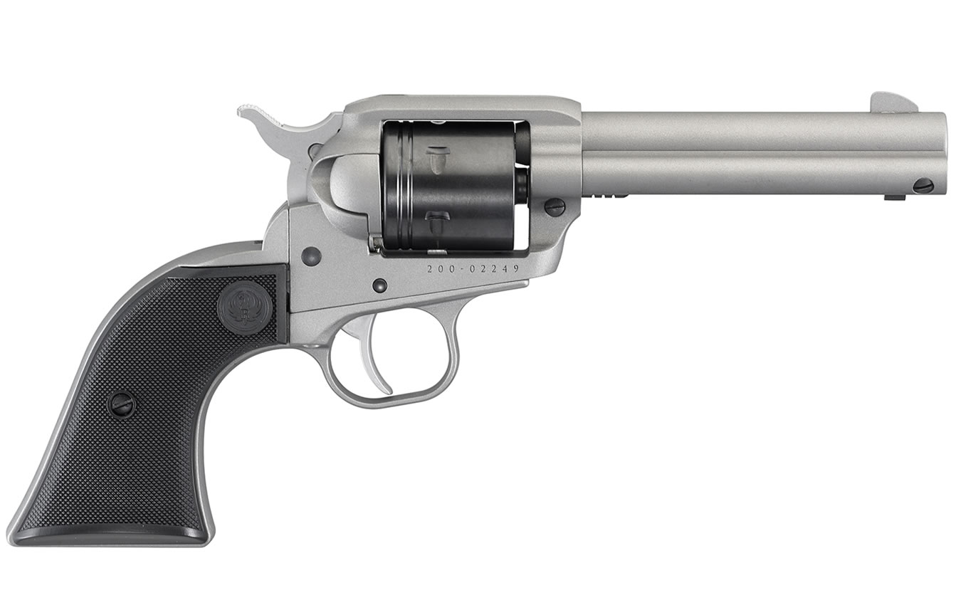 Wrangler 22LR Silver Cerakote Single-Action Revolver