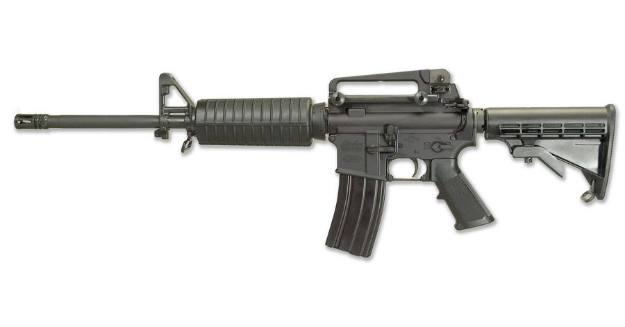 WW-15 HBC 5.56mm M4A4 Rifle with Detachable Carry Handle and Heavy Barrel
