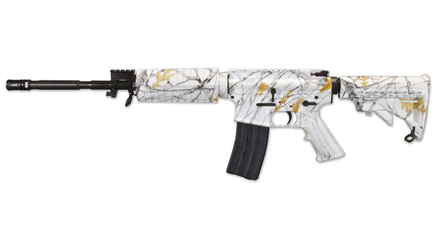 WW-15 SRC 5.56mm M4A4 Flat-Top Rifle with TrueTimber Snowfall Camo