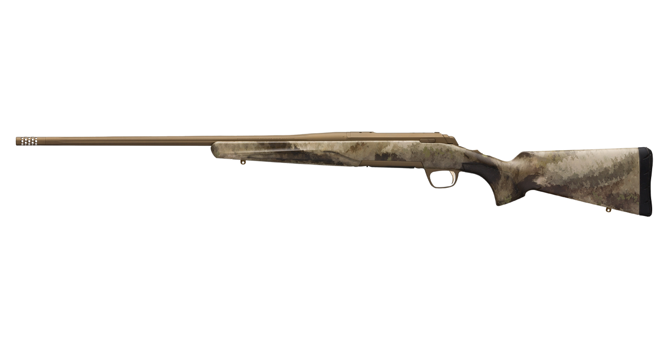 X-Bolt Hell`s Canyon 6.8 Western Bolt-Action Rifle with A-TACS AU Stock