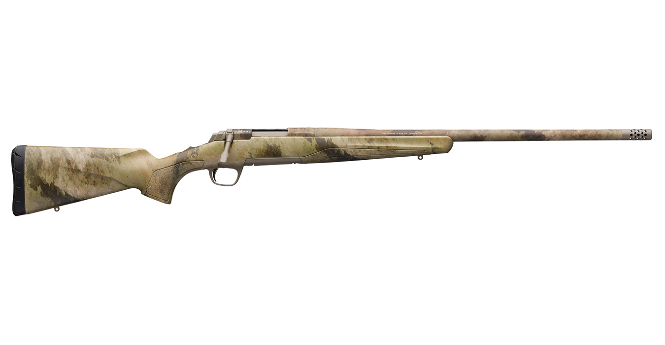 X-Bolt Predator Hunter 22-250 Rem Bolt Action Rifle with A-TACS AU Camo Stock
