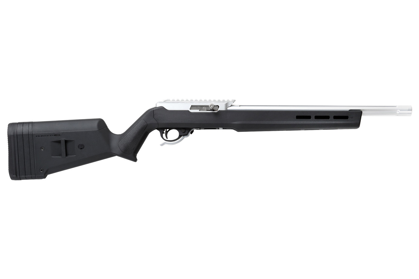 X-Ring 22 LR Rifle with Magpul Hunter X-22 Stock and Silver Barrel