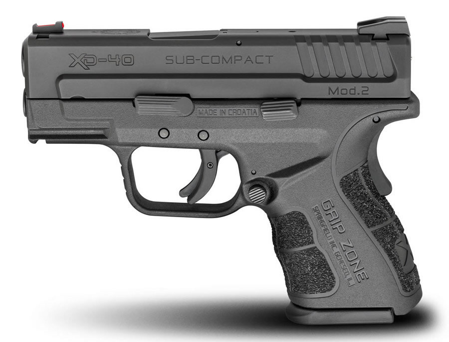 XD Mod.2 40 SW Sub-Compact Black Holiday Package with GripZone
