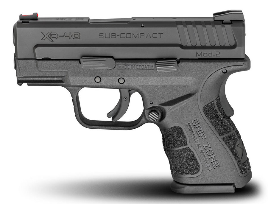 XD Mod.2 40 S&W Sub-Compact Black with GripZone