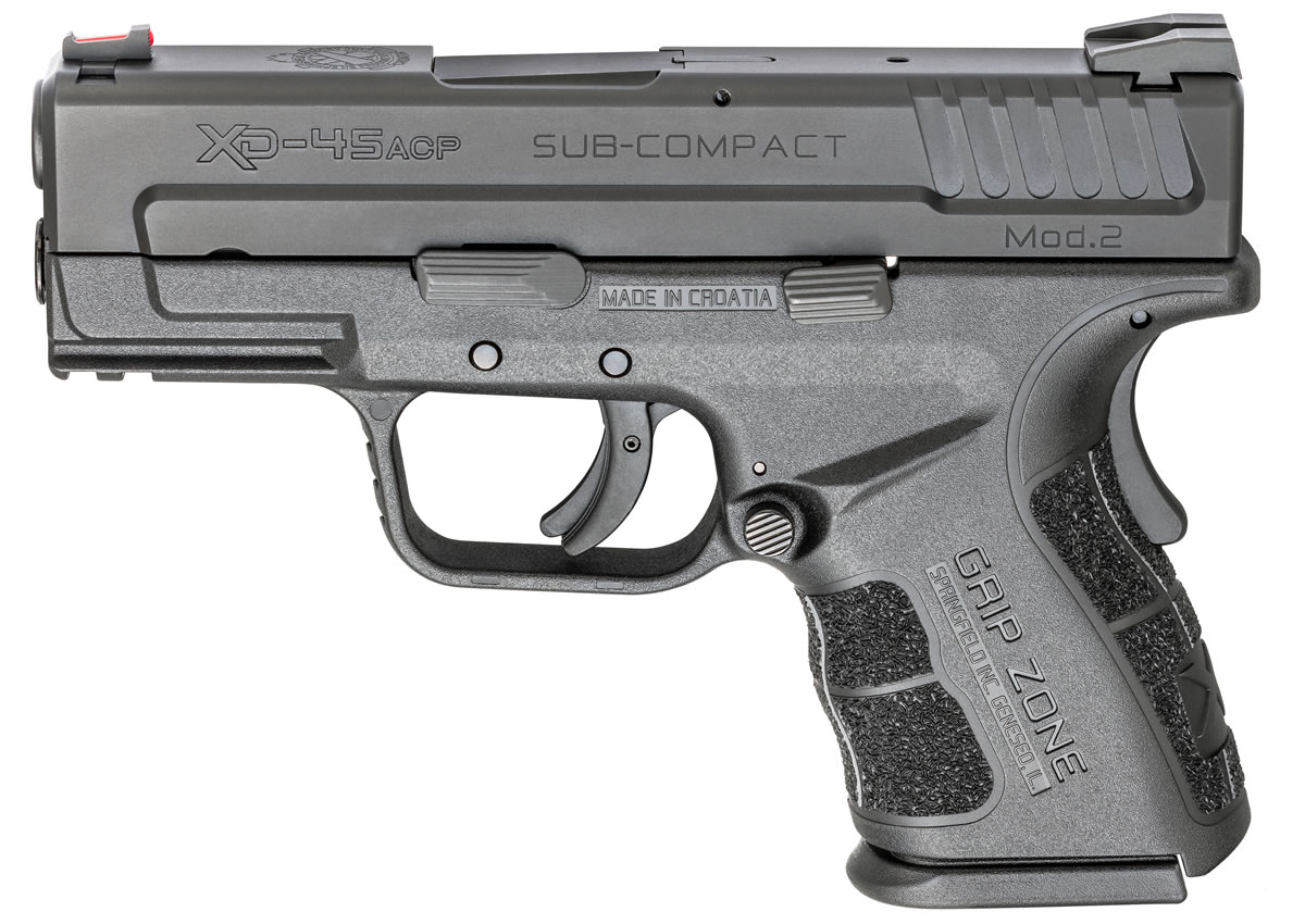 XD Mod.2 .45 ACP Sub-Compact Black Essentials Package