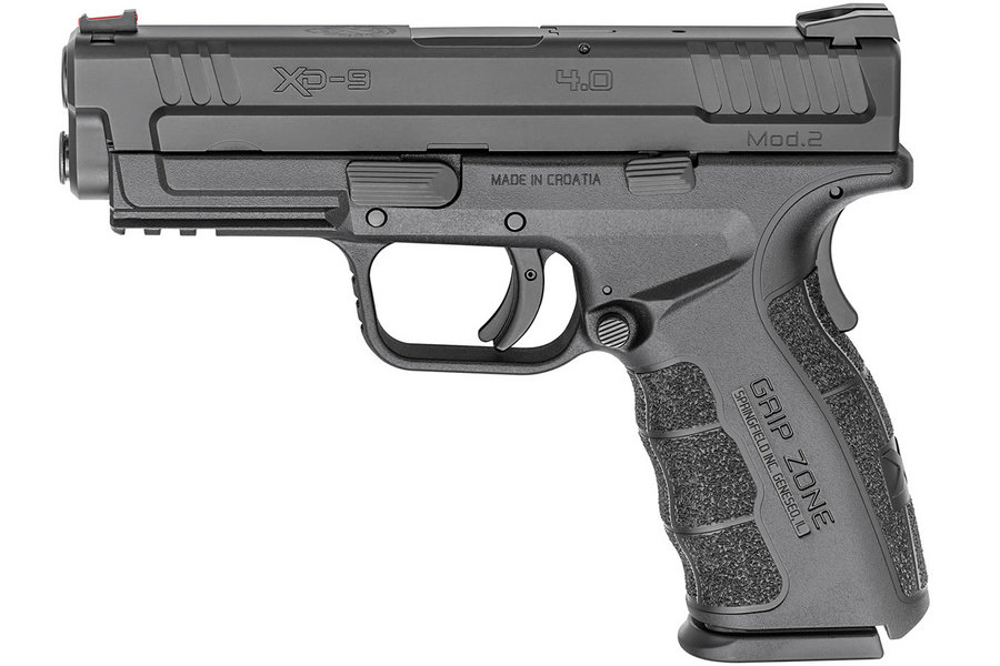 XD Mod.2 9mm 4.0 Service Model Black with GripZone