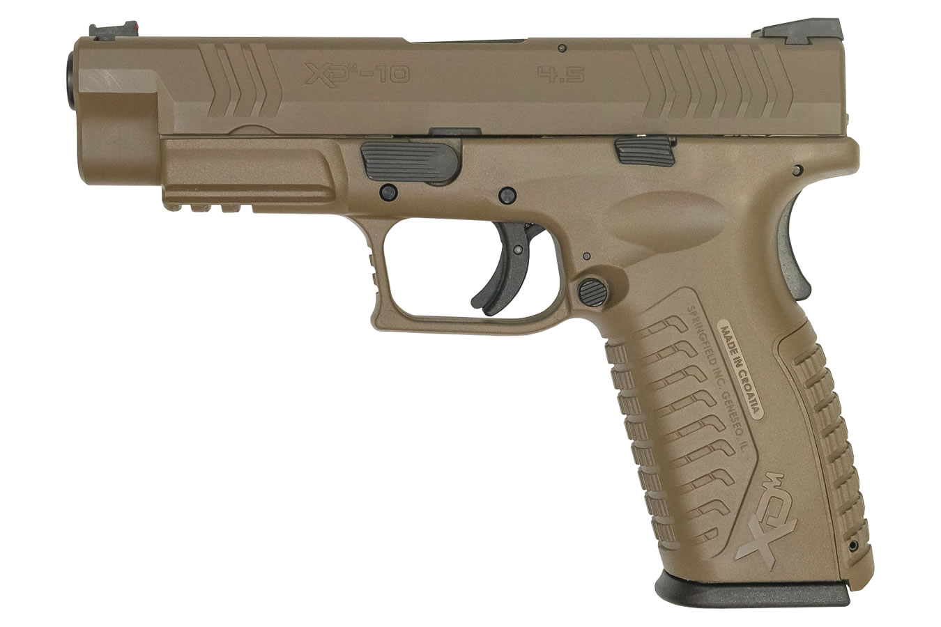 XDM 10mm 4.5 Full-Size Flat Dark Earth Pistol