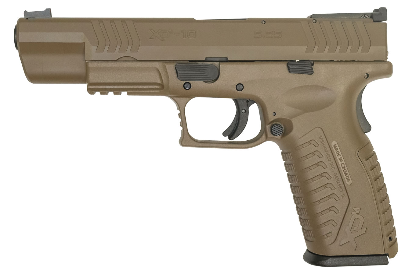 XDM 10mm 5.25 Full-Size Flat Dark Earth Pistol