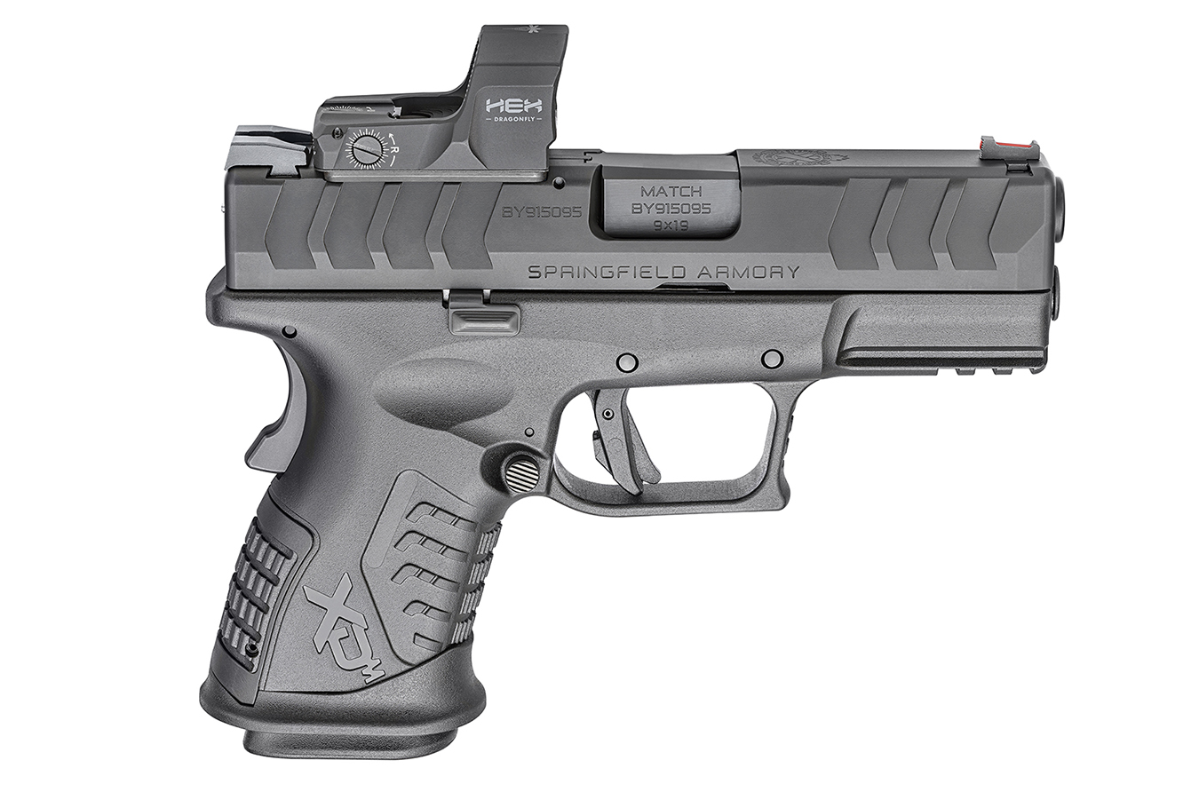 XDM Elite 3.8 Compact OSP 10mm Pistol with HEX Dragonfly Red Dot