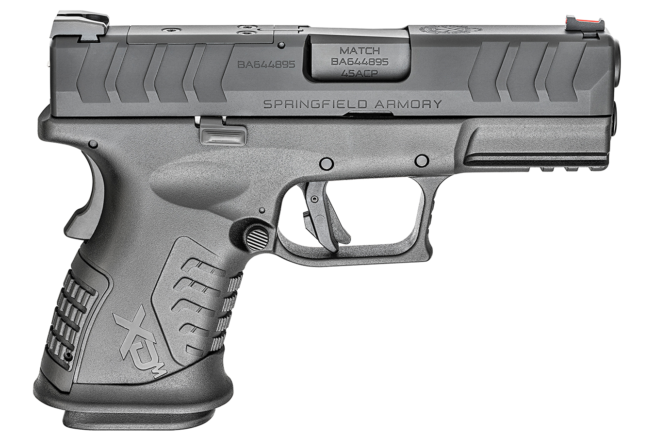 XDM Elite 3.8 Compact OSP 45 ACP Black Pistol with Fiber Optic Front Sight